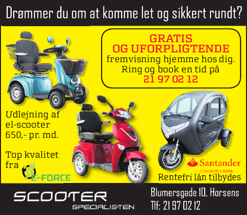 suppe Pil rygte Scooter Specialisten - E-Profil