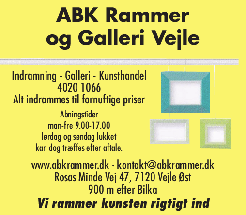 Abk Rammer - Galleri Aksel Berg Kristensen - E-Profil